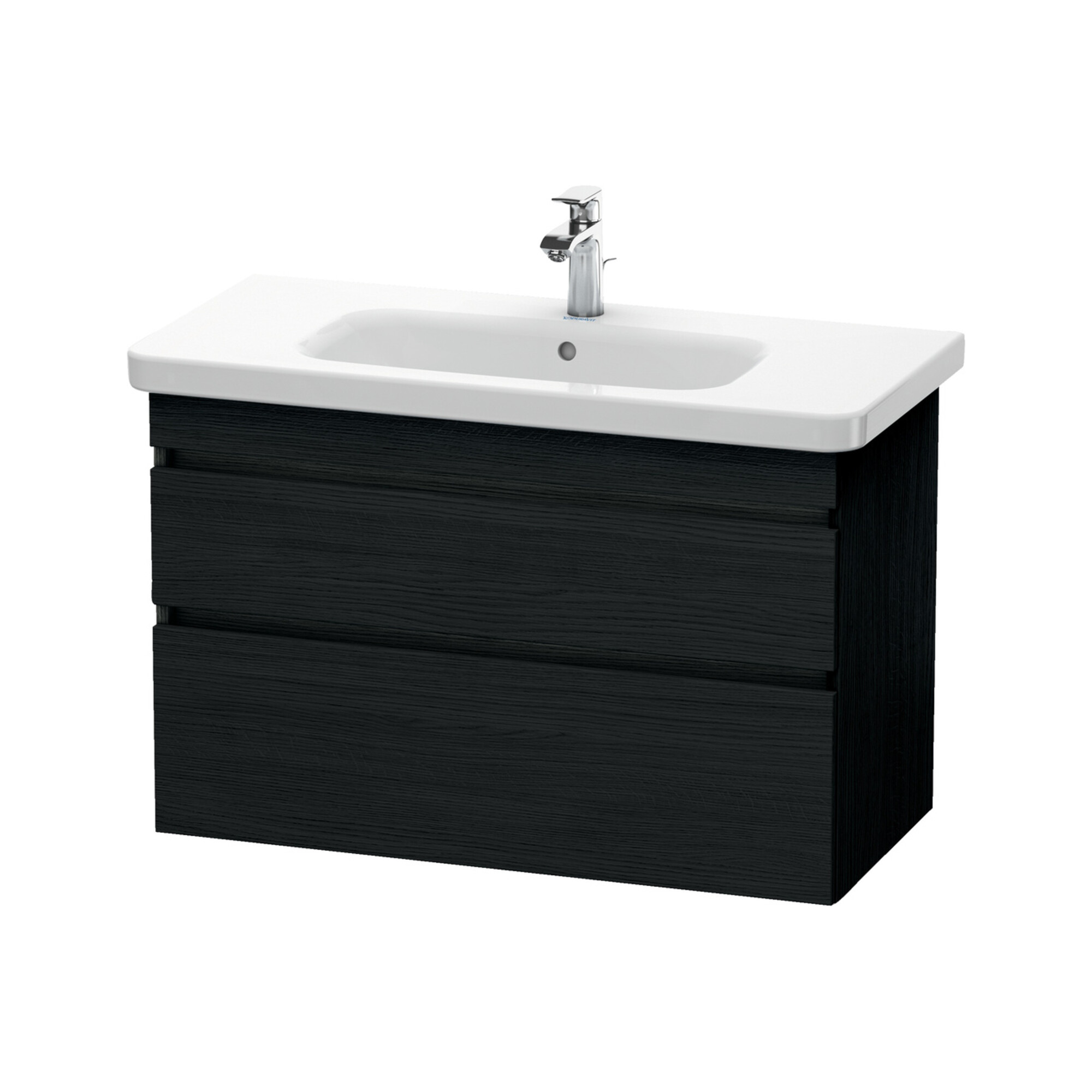 Duravit Waschtischunterschrank DuraStyle 93x44,8cm, Ei sw, 2 Schubk., wandhängend