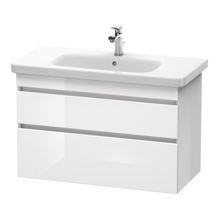 Duravit Waschtischunterschrank DuraStyle 93x44,8cm, gra m/bas ma, 2 SchKa., wandhängend