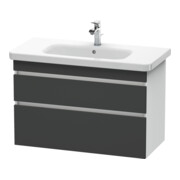 Duravit Waschtischunterschrank DuraStyle 93x44,8cm, gra m/we ma, 2 SchKa., wandhängend