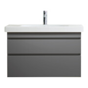 Duravit Waschtischunterschrank DuraStyle 93x44,8cm, graph ma, 2 SchKa., wandhängend