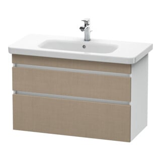 Duravit Waschtischunterschrank DuraStyle 93x44,8cm, lei/we ma, 2 SchKa., wandhängend