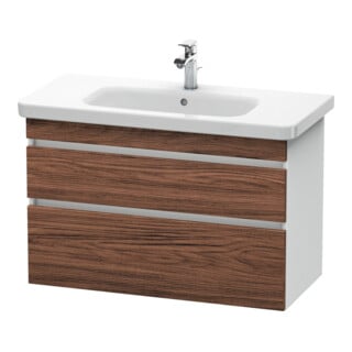 Duravit Waschtischunterschrank DuraStyle 93x44,8cm, N dk/we ma, 2 SchKa., wandhängend