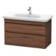 Duravit Waschtischunterschrank DuraStyle 93x44,8cm, Nussb dkl., 2 SchKa., wandhängend-1