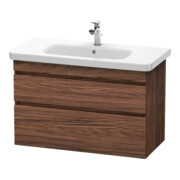 Duravit Waschtischunterschrank DuraStyle 93x44,8cm, Nussb dkl., 2 SchKa., wandhängend