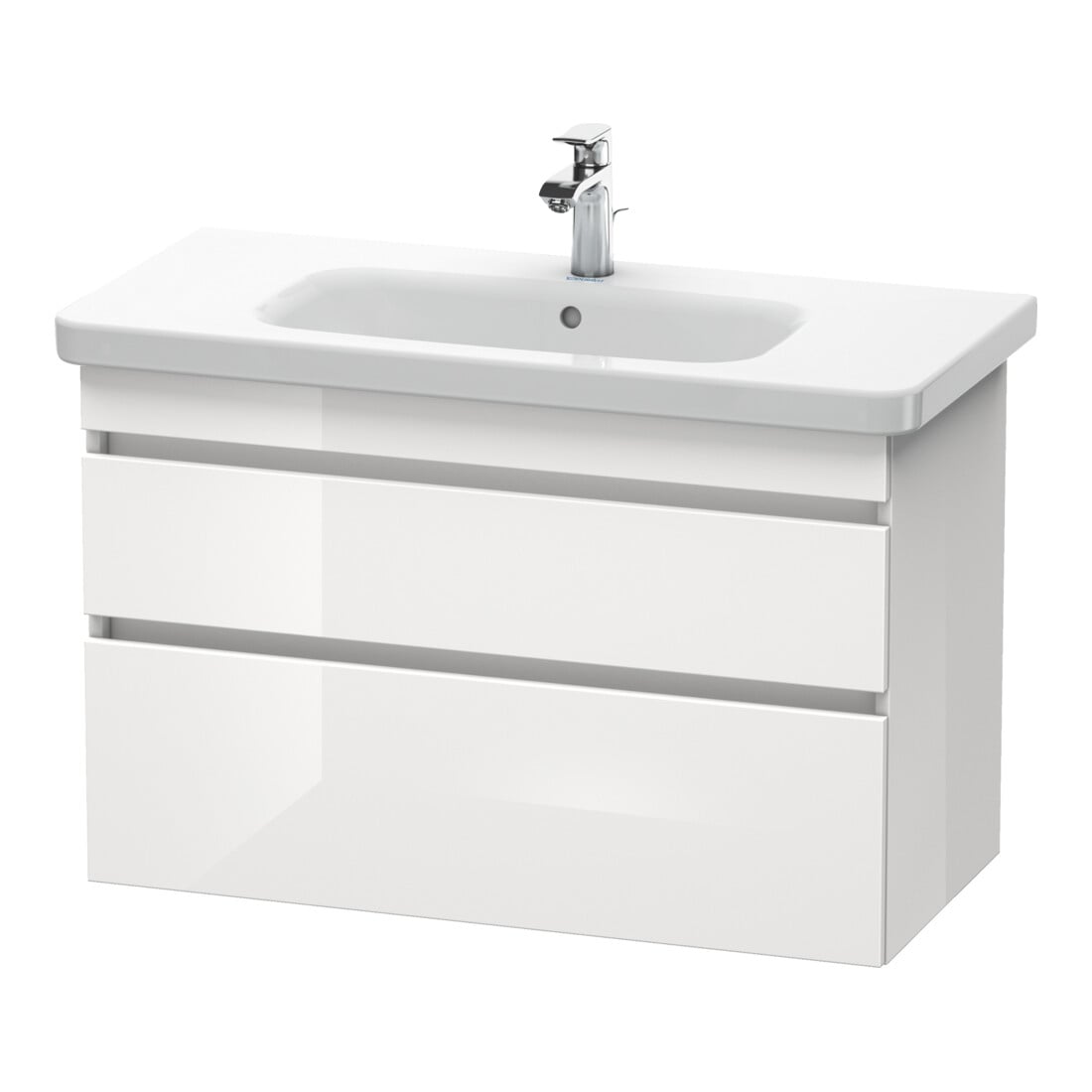 Duravit Waschtischunterschrank DuraStyle 93x44,8cm, we. hg/b ma, 2 SchKa., wandhängend