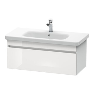 Duravit Waschtischunterschrank DuraStyle 93x44,8cm, we. hgl/we ma, 1 Ausz., wandhängend