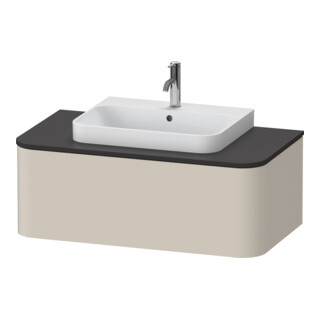 Duravit Waschtischunterschrank Happy D.2 Plus 100x55cm, f K, 1 AZ, f AWT, Tau matt