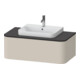 Duravit Waschtischunterschrank Happy D.2 Plus 100x55cm, f K, 1 AZ, f AWT, Tau matt-1