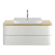 Duravit Waschtischunterschrank Happy D.2 Plus 100x55cm, f K, 2 La, f AWT, No we s-matt