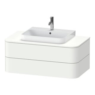Duravit Waschtischunterschrank Happy D.2 Plus 100x55cm, f K, 2 La, f AWT, we s-matt