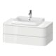 Duravit Waschtischunterschrank Happy D.2 Plus 100x55cm, f K, 2 La, f AWT, we s-matt