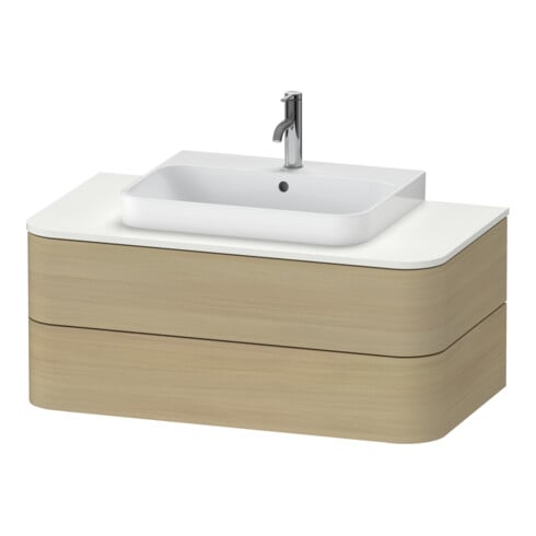 Duravit Waschtischunterschrank Happy D.2 Plus 100x55cm, f K, 2 La, f MWT, gs, Me Ei