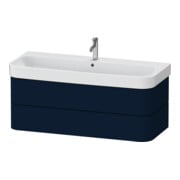 Duravit Waschtischunterschrank Happy D.2 Plus 117,5x49cm, blau s-matt, 2 Schubkästen