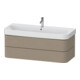 Duravit Waschtischunterschrank Happy D.2 Plus 117,5x49cm, leinen, 2 Schubkästen-1
