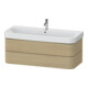 Duravit Waschtischunterschrank Happy D.2 Plus 117,5x49cm, Medit. Eiche, 2 Schubkästen-1