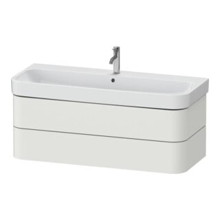 Duravit Waschtischunterschrank Happy D.2 Plus 117,5x49cm, Nord we s-matt, 2 Schubk.