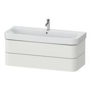Duravit Waschtischunterschrank Happy D.2 Plus 117,5x49cm, Nord we s-matt, 2 Schubk.
