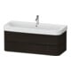 Duravit Waschtischunterschrank Happy D.2 Plus 117,5x49cm, Nussb geb., 2 Schubkästen-1