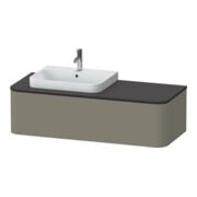 Duravit Waschtischunterschrank Happy D.2 Plus 130x55cm, 1 A, f AWT, B L, st-g s-matt