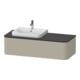 Duravit Waschtischunterschrank Happy D.2 Plus 130x55cm, 1 A, f AWT, B li, Tau s-matt