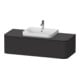 Duravit Waschtischunterschrank Happy D.2 Plus 130x55cm, 1 A, f AWT, B mit., graph matt-1