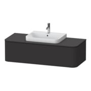 Duravit Waschtischunterschrank Happy D.2 Plus 130x55cm, 1 A, f AWT, B mit., graph matt