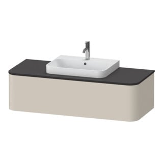 Duravit Waschtischunterschrank Happy D.2 Plus 130x55cm, 1 A, f AWT, B mit., Tau matt