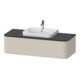 Duravit Waschtischunterschrank Happy D.2 Plus 130x55cm, 1 A, f AWT, B mit., Tau matt-1