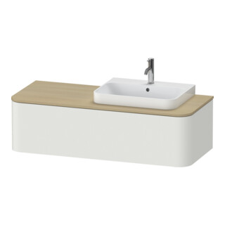 Duravit Waschtischunterschrank Happy D.2 Plus 130x55cm, 1 A, f AWT, B R, No we. s-matt
