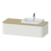 Duravit Waschtischunterschrank Happy D.2 Plus 130x55cm, 1 A, f AWT, B R, No we. s-matt