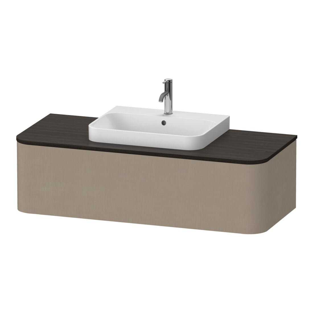 Duravit Waschtischunterschrank Happy D.2 Plus 130x55cm, 1 A, f AWT, Beck. mit., lei