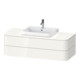 Duravit Waschtischunterschrank Happy D.2 Plus 130x55cm, 2 Schubk., f Möbelwaschtisch, we hgl-1
