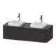 Duravit Waschtischunterschrank Happy D.2 Plus 130x55cm, f Kons, 1 Ausz., graph matt-1