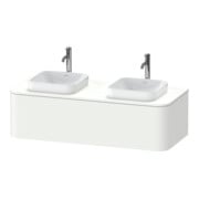 Duravit Waschtischunterschrank Happy D.2 Plus 130x55cm, f Kons, 1 Ausz., we supermatt-1