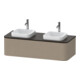 Duravit Waschtischunterschrank Happy D.2 Plus 130x55cm, für Konsole, 1 Auszug, leinen-1