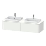 Duravit Waschtischunterschrank Happy D.2 Plus 160x55cm, 2 AZ, f AWT, B beids., we matt-1