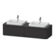 Duravit Waschtischunterschrank Happy D.2 Plus 160x55cm, 2 AZ, f AWT, B bs, graph matt-1