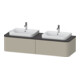 Duravit Waschtischunterschrank Happy D.2 Plus 160x55cm, 2 AZ, f AWT, B bs, Tau s-matt-1