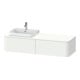 Duravit Waschtischunterschrank Happy D.2 Plus 160x55cm, 2 AZ, f AWT, B li, we s-matt-1