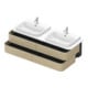 Duravit Waschtischunterschrank Happy D.2 Plus 160x55cm, f K, 4 AZ, f AWT, bs, Me Ei-4