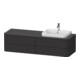 Duravit Waschtischunterschrank Happy D.2 Plus 160x55cm, f K, 4 La, f AWT, r, gra matt-1
