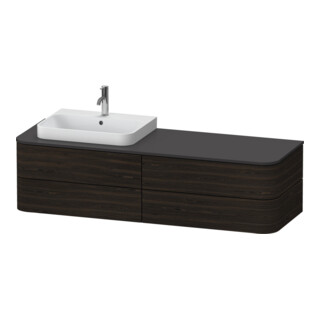 Duravit Waschtischunterschrank Happy D.2 Plus 160x55cm, f K, 4 La, f MWT, li, N geb.