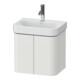 Duravit Waschtischunterschrank Happy D.2 Plus 47,5x35x41,5cm, 2 Tür., Nord we. s-matt