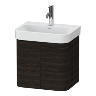 Duravit Waschtischunterschrank Happy D.2 Plus 47,5x35x41,5cm, 2 Tür., Nussb gebürstet