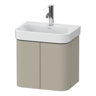 Duravit Waschtischunterschrank Happy D.2 Plus 47,5x35x41,5cm, 2 Tür., taupe seidenmatt