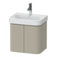 Duravit Waschtischunterschrank Happy D.2 Plus 47,5x35x41,5cm, 2 Tür., taupe seidenmatt-1