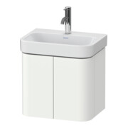 Duravit Waschtischunterschrank Happy D.2 Plus 47,5x35x41,5cm, 2 Türen, weiß supermatt