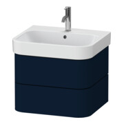 Duravit Waschtischunterschrank Happy D.2 Plus 57,5x49cm, blau s-matt, 2 Schubkästen