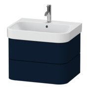 Duravit Waschtischunterschrank Happy D.2 Plus 62,5x49cm, blau s-matt, 2 Schubkästen-1