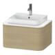 Duravit Waschtischunterschrank Happy D.2 Plus 65x48cm, f Kons, 1 Ausz., Medit. Eiche-1